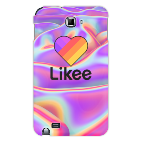 Заказать чехол для Samsung Galaxy Note/Note 2 в Москве. Чехол для Samsung Galaxy Note Likee  от DESIGNER   - готовые дизайны и нанесение принтов.