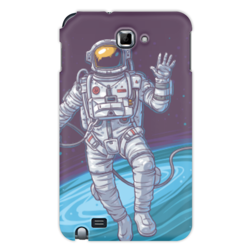 Заказать чехол для Samsung Galaxy Note/Note 2 в Москве. Чехол для Samsung Galaxy Note Space от The Spaceway  - готовые дизайны и нанесение принтов.