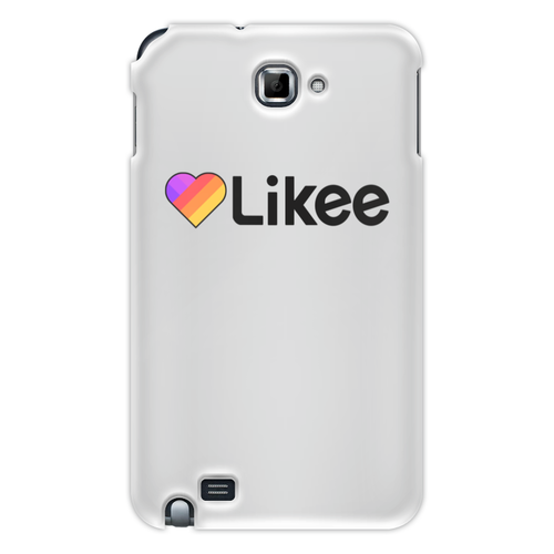 Заказать чехол для Samsung Galaxy Note/Note 2 в Москве. Чехол для Samsung Galaxy Note Likee  от DESIGNER   - готовые дизайны и нанесение принтов.