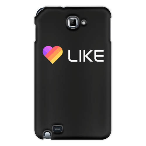 Заказать чехол для Samsung Galaxy Note/Note 2 в Москве. Чехол для Samsung Galaxy Note Like  от DESIGNER   - готовые дизайны и нанесение принтов.