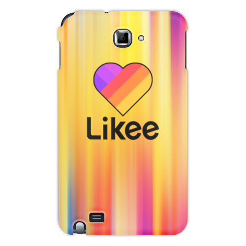 Заказать чехол для Samsung Galaxy Note/Note 2 в Москве. Чехол для Samsung Galaxy Note Likee  от DESIGNER   - готовые дизайны и нанесение принтов.