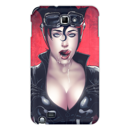 Заказать чехол для Samsung Galaxy Note/Note 2 в Москве. Чехол для Samsung Galaxy Note Catwoman от Jimmy Flash - готовые дизайны и нанесение принтов.