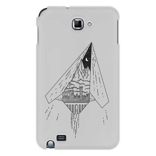Заказать чехол для Samsung Galaxy Note/Note 2 в Москве. Чехол для Samsung Galaxy Note Сказочный замок от ISliM - готовые дизайны и нанесение принтов.