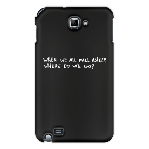 Заказать чехол для Samsung Galaxy Note/Note 2 в Москве. Чехол для Samsung Galaxy Note Billie Eilish от DESIGNER   - готовые дизайны и нанесение принтов.