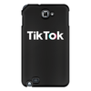 Заказать чехол для Samsung Galaxy Note/Note 2 в Москве. Чехол для Samsung Galaxy Note TikTok  от DESIGNER   - готовые дизайны и нанесение принтов.