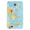 Заказать чехол для Samsung Galaxy Note/Note 2 в Москве. Чехол для Samsung Galaxy Note Карта мира от Елена Гришина - готовые дизайны и нанесение принтов.