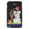 Заказать чехол для Samsung Galaxy Note/Note 2 в Москве. Чехол для Samsung Galaxy Note Flip The Bird от game-fan - готовые дизайны и нанесение принтов.