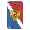 Заказать чехол для Samsung Galaxy Note/Note 2 в Москве. Чехол для Samsung Galaxy Note Флаг России от THE_NISE  - готовые дизайны и нанесение принтов.