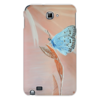 Заказать чехол для Samsung Galaxy Note/Note 2 в Москве. Чехол для Samsung Galaxy Note Бабочка от pandora - готовые дизайны и нанесение принтов.