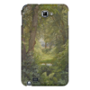 Заказать чехол для Samsung Galaxy Note/Note 2 в Москве. Чехол для Samsung Galaxy Note Лесной пейзаж (Woodland Landscape) от trend - готовые дизайны и нанесение принтов.