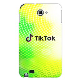 Заказать чехол для Samsung Galaxy Note/Note 2 в Москве. Чехол для Samsung Galaxy Note Tik Tok от THE_NISE  - готовые дизайны и нанесение принтов.