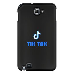 Заказать чехол для Samsung Galaxy Note/Note 2 в Москве. Чехол для Samsung Galaxy Note Tik Tok от THE_NISE  - готовые дизайны и нанесение принтов.