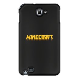 Заказать чехол для Samsung Galaxy Note/Note 2 в Москве. Чехол для Samsung Galaxy Note Minecraft от THE_NISE  - готовые дизайны и нанесение принтов.