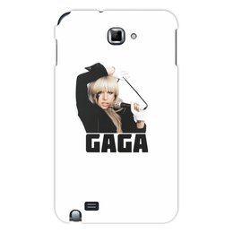 Заказать чехол для Samsung Galaxy Note/Note 2 в Москве. Чехол для Samsung Galaxy Note Lady Gaga от THE_NISE  - готовые дизайны и нанесение принтов.