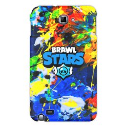 Заказать чехол для Samsung Galaxy Note/Note 2 в Москве. Чехол для Samsung Galaxy Note Brawl Stars от THE_NISE  - готовые дизайны и нанесение принтов.