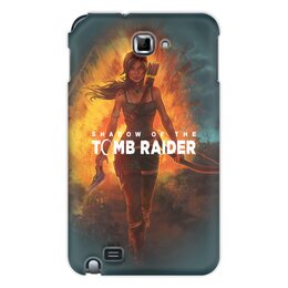 Заказать чехол для Samsung Galaxy Note/Note 2 в Москве. Чехол для Samsung Galaxy Note Tomb Raider от THE_NISE  - готовые дизайны и нанесение принтов.