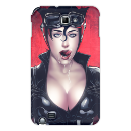 Заказать чехол для Samsung Galaxy Note/Note 2 в Москве. Чехол для Samsung Galaxy Note Catwoman от Jimmy Flash - готовые дизайны и нанесение принтов.