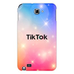 Заказать чехол для Samsung Galaxy Note/Note 2 в Москве. Чехол для Samsung Galaxy Note Tik Tok от THE_NISE  - готовые дизайны и нанесение принтов.