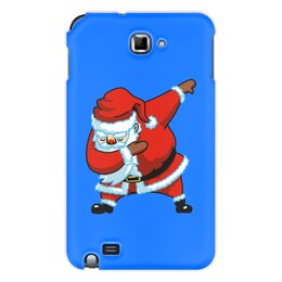 Заказать чехол для Samsung Galaxy Note/Note 2 в Москве. Чехол для Samsung Galaxy Note Dabbing Santa от skynatural - готовые дизайны и нанесение принтов.