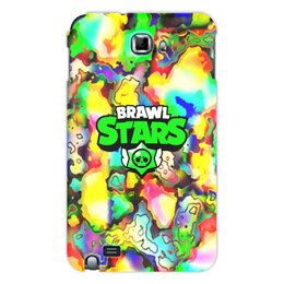 Заказать чехол для Samsung Galaxy Note/Note 2 в Москве. Чехол для Samsung Galaxy Note Brawl Stars от THE_NISE  - готовые дизайны и нанесение принтов.