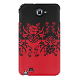 Заказать чехол для Samsung Galaxy Note/Note 2 в Москве. Чехол для Samsung Galaxy Note Красно-черное от valezar - готовые дизайны и нанесение принтов.