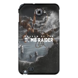 Заказать чехол для Samsung Galaxy Note/Note 2 в Москве. Чехол для Samsung Galaxy Note Tomb Raider от THE_NISE  - готовые дизайны и нанесение принтов.