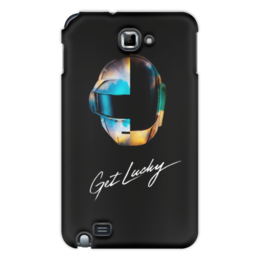 Заказать чехол для Samsung Galaxy Note/Note 2 в Москве. Чехол для Samsung Galaxy Note Daft Punk от geekbox - готовые дизайны и нанесение принтов.