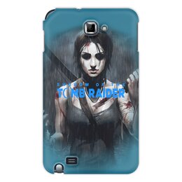 Заказать чехол для Samsung Galaxy Note/Note 2 в Москве. Чехол для Samsung Galaxy Note Tomb Raider от THE_NISE  - готовые дизайны и нанесение принтов.