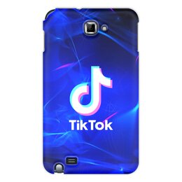 Заказать чехол для Samsung Galaxy Note/Note 2 в Москве. Чехол для Samsung Galaxy Note Tik Tok от THE_NISE  - готовые дизайны и нанесение принтов.