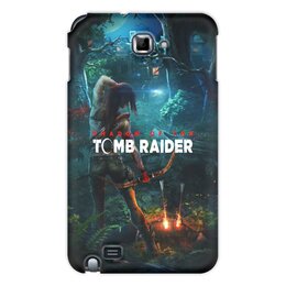 Заказать чехол для Samsung Galaxy Note/Note 2 в Москве. Чехол для Samsung Galaxy Note Tomb Raider от THE_NISE  - готовые дизайны и нанесение принтов.