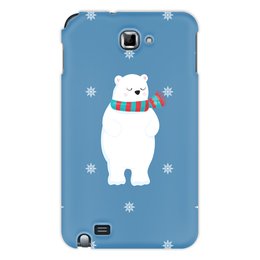 Заказать чехол для Samsung Galaxy Note/Note 2 в Москве. Чехол для Samsung Galaxy Note белый медведь от THE_NISE  - готовые дизайны и нанесение принтов.