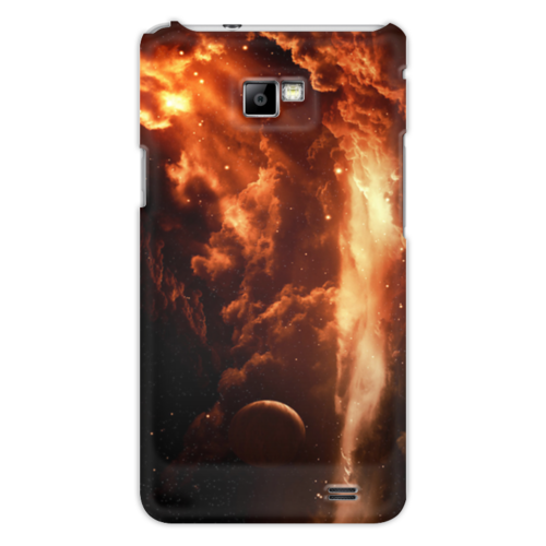 Заказать чехол для Samsung в Москве. Чехол для Samsung Galaxy S2 космос от Наталия Киселёва - готовые дизайны и нанесение принтов.