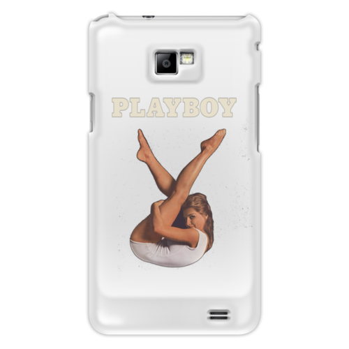 Заказать чехол для Samsung в Москве. Чехол для Samsung Galaxy S2 Playboy Девушка от PlayboyRussia.com - готовые дизайны и нанесение принтов.