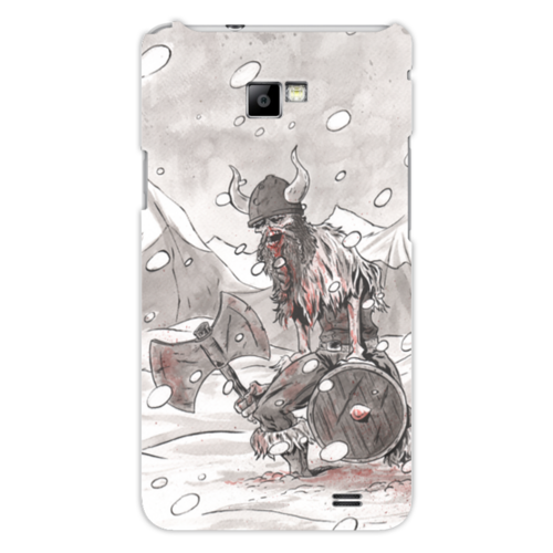 Заказать чехол для Samsung в Москве. Чехол для Samsung Galaxy S2 Викинг. После боя. от shop-viking - готовые дизайны и нанесение принтов.