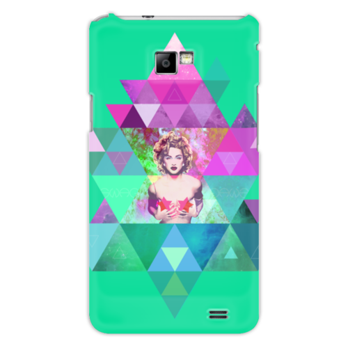 Заказать чехол для Samsung в Москве. Чехол для Samsung Galaxy S2 "HIPSTA SWAG" collection: Madonna от Octopuslabel - готовые дизайны и нанесение принтов.