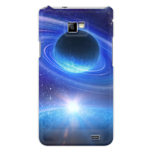 Заказать чехол для Samsung в Москве. Чехол для Samsung Galaxy S2 Космос от The Spaceway  - готовые дизайны и нанесение принтов.