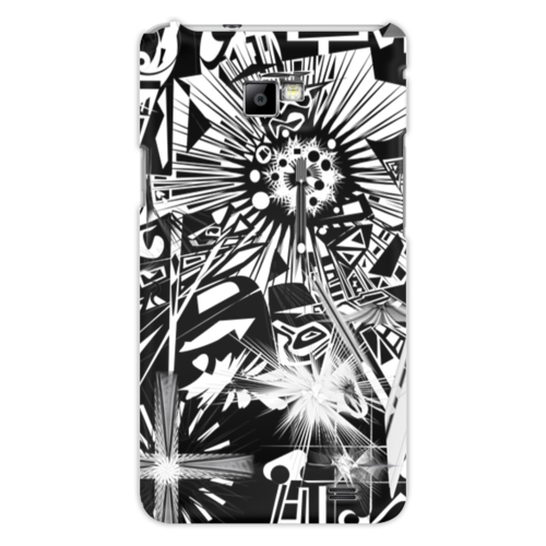 Заказать чехол для Samsung в Москве. Чехол для Samsung Galaxy S2 с яблоком от Vadim Koval - готовые дизайны и нанесение принтов.