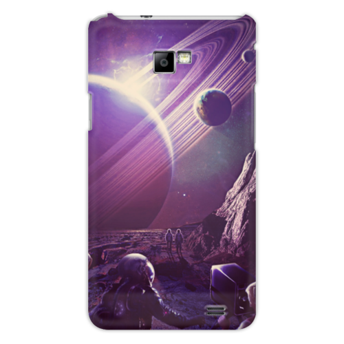 Заказать чехол для Samsung в Москве. Чехол для Samsung Galaxy S2 Космос 2100 от Octopuslabel - готовые дизайны и нанесение принтов.