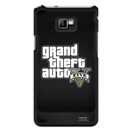 Заказать чехол для Samsung в Москве. Чехол для Samsung Galaxy S2 GTA 5 от game-fan - готовые дизайны и нанесение принтов.