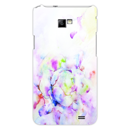 Заказать чехол для Samsung в Москве. Чехол для Samsung Galaxy S2 Распускающаяся роза от Anna Lomachenko - готовые дизайны и нанесение принтов.