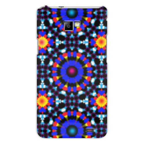 Заказать чехол для Samsung в Москве. Чехол для Samsung Galaxy S2 Ультрамарин от Vadim Koval - готовые дизайны и нанесение принтов.