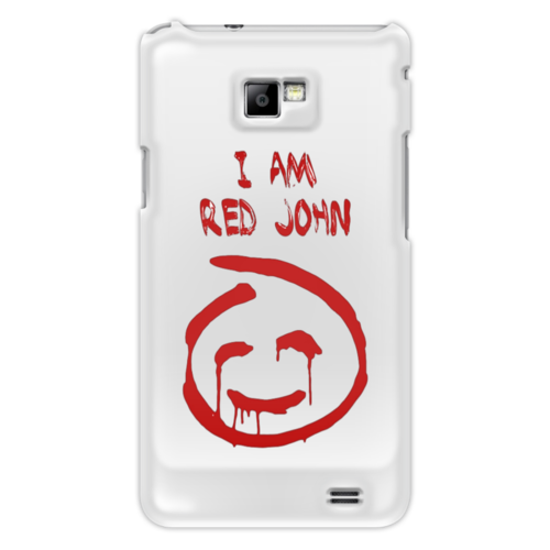 Заказать чехол для Samsung в Москве. Чехол для Samsung Galaxy S2 Смайлик Red John (The Mentalist) от maks - готовые дизайны и нанесение принтов.