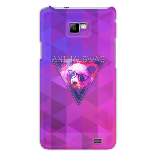 Заказать чехол для Samsung в Москве. Чехол для Samsung Galaxy S2 "ANIMALSWAG II" collection: Panda от Octopuslabel - готовые дизайны и нанесение принтов.
