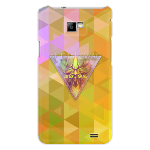 Заказать чехол для Samsung в Москве. Чехол для Samsung Galaxy S2 "ANIMALSWAG II" collection: Deer от Octopuslabel - готовые дизайны и нанесение принтов.