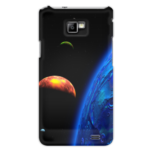 Заказать чехол для Samsung в Москве. Чехол для Samsung Galaxy S2 космос от Наталия Киселёва - готовые дизайны и нанесение принтов.