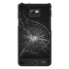 Заказать чехол для Samsung в Москве. Чехол для Samsung Galaxy S2 Разбитый экран от Hardgott - готовые дизайны и нанесение принтов.