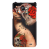 Заказать чехол для Samsung в Москве. Чехол для Samsung Galaxy S2 Tattoo от anna_bell - готовые дизайны и нанесение принтов.