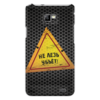 Заказать чехол для Samsung в Москве. Чехол для Samsung Galaxy S2 Опасно! от BeliySlon - готовые дизайны и нанесение принтов.