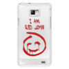 Заказать чехол для Samsung в Москве. Чехол для Samsung Galaxy S2 Смайлик Red John (The Mentalist) от maks - готовые дизайны и нанесение принтов.