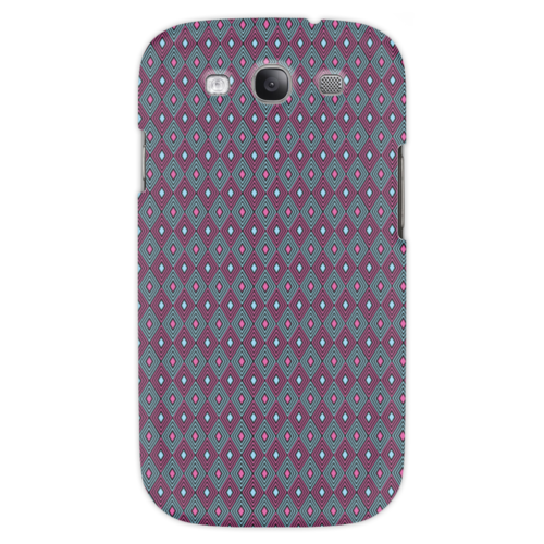 Заказать чехол для Samsung в Москве. Чехол для Samsung Galaxy S3 Геометрический узор от valezar - готовые дизайны и нанесение принтов.